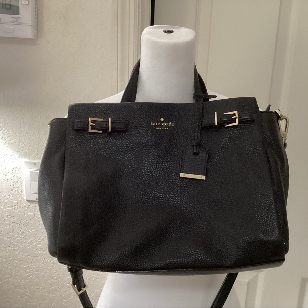 Kate Spade NY Holden Street Black Pebbled  Leather Purse